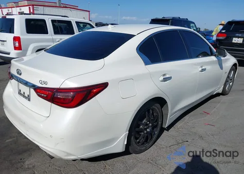 2018 Infiniti Q50 3.0T Luxe from USA, damaged, VIN JN1EV7AP8JM591963